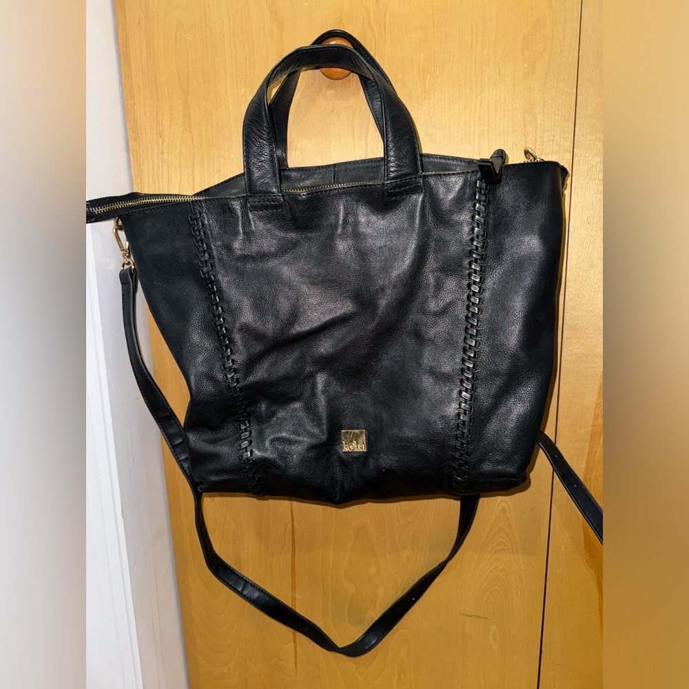 Kooba Black Leather tote